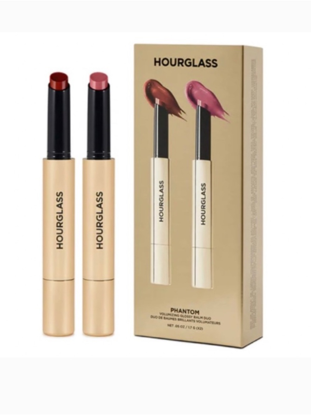 Hourglass Phantom Volumizing Glossy Balm Duo Haze 135 Craze 140
